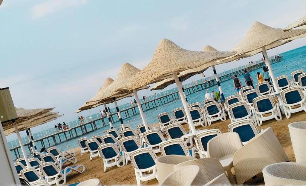 Seaview Chalets In Porto South Beach - Families Only ไอน์ ซกนา ภายนอก รูปภาพ